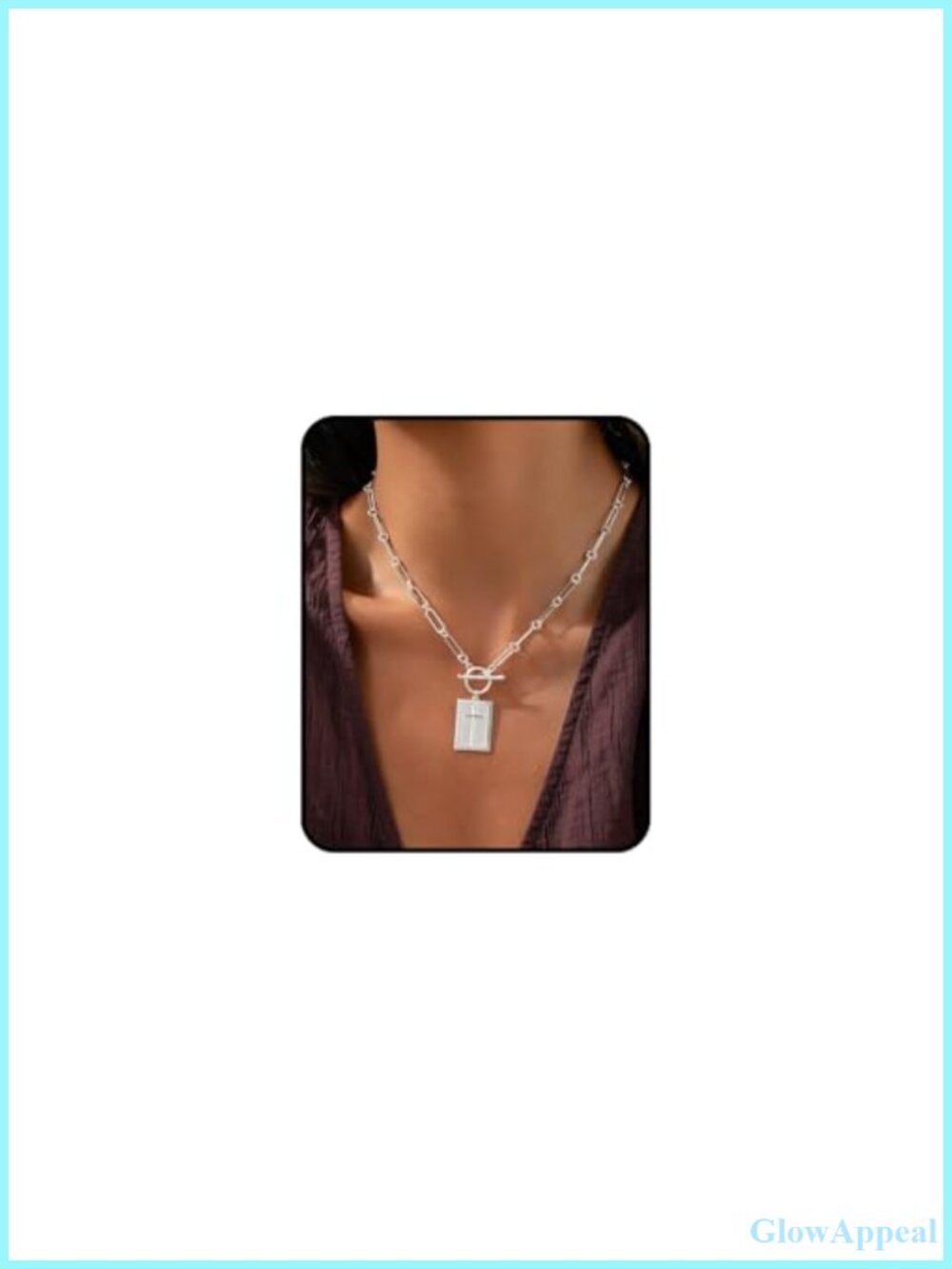 Dainty Gold Cross Pendant Necklace for Women Non Tarnish